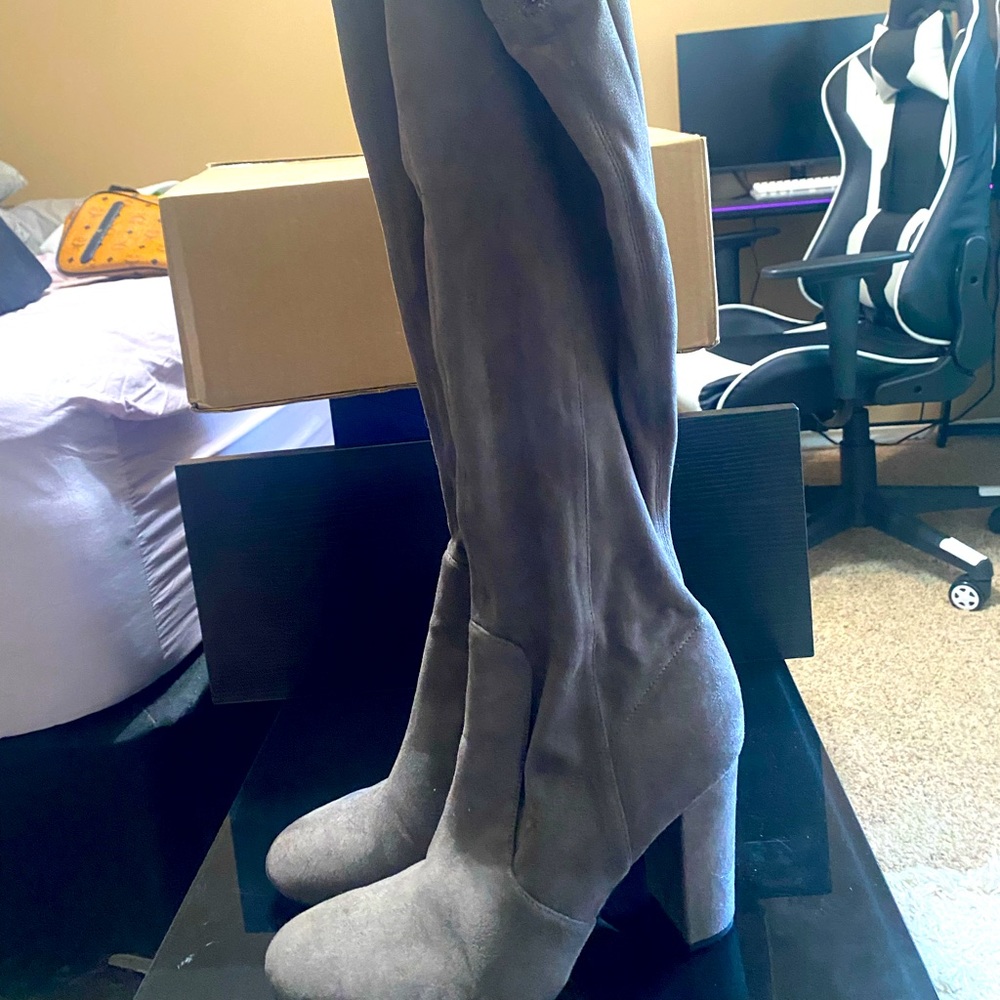 Ivanka trump over the knee get suede boots